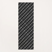 Cute Spooky Tiny Skulls Halloween Pattern Yoga Mat (Voorkant)