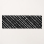 Cute Spooky Tiny Skulls Halloween Pattern Yoga Mat (Voorkant (horizontaal))