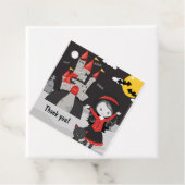 Cute Spooky Vampire Girl Halloween Kinder Bedankjes Labels (In situ)
