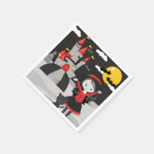 Cute Spooky Vampire Girl Halloween Kinder Servet (Hoek)