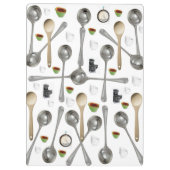 Cute Spoons Wooden Spoons Clipboard  Klembord (Achterkant)