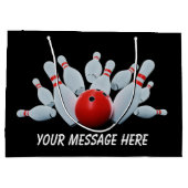 Cute sport bowlingparty groot cadeauzakje (Achterkant)