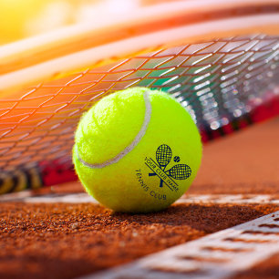 Cute Sports Club Name Tennis Team Navy Blue Tennisballen