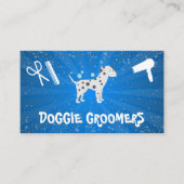 Cute Spotted Doggie | Groomgereedschap Visitekaartje (Voorkant)