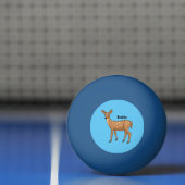 Cute spotted hert cartoon pingpongbal (Net)