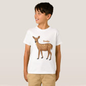 Cute spotted hert cartoon t-shirt (Voorkant volledig)