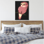 Cute Spotted Owl Canvas Afdruk (Insitu (Slaapkamer))