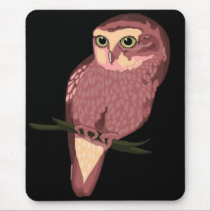 Cute Spotted Owl Muismat