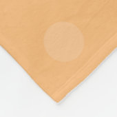 Cute spotted tan gecko cartoon illustration fleece deken (Hoek)