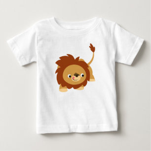 Cute Sprightly Cartoon Leeuwenbaby T-Shirt