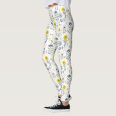 Cute spring blokpatroon leggings (Links)