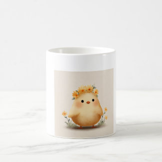 Cute Spring Chick Mug | Daisy Chick Koffiemok