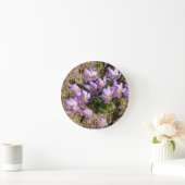 Cute spring crocuses ronde klok (Huis)