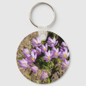 Cute spring crocuses sleutelhanger (Voorkant)