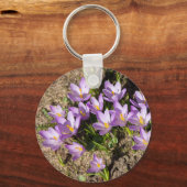 Cute spring crocuses sleutelhanger (Voorkant)