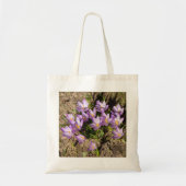 Cute spring crocuses tote bag (Voorkant)