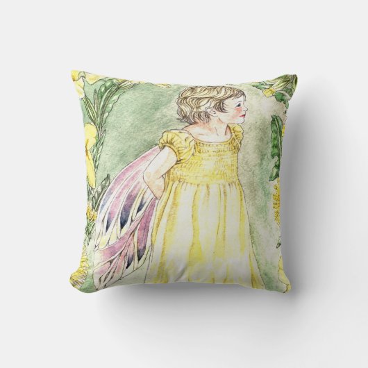 Cute Spring Fairy Cushion Kussen (Voorkant)