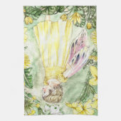 Cute Spring Fairy Kitchen Towel Theedoek (Verticaal)