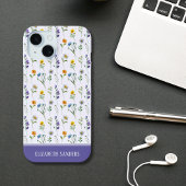 Cute Spring Floral Pattern for her iPhone 15 Case
