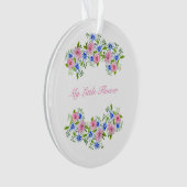 Cute spring florale patroon ornament (voorkant)