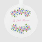 Cute spring florale patroon ornament (voorkant)