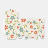 Cute Spring Flowers Bedankdoosjes (Uitgevouwen)