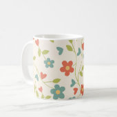 Cute Spring Flowers - Koffiemok (Voorkant links)