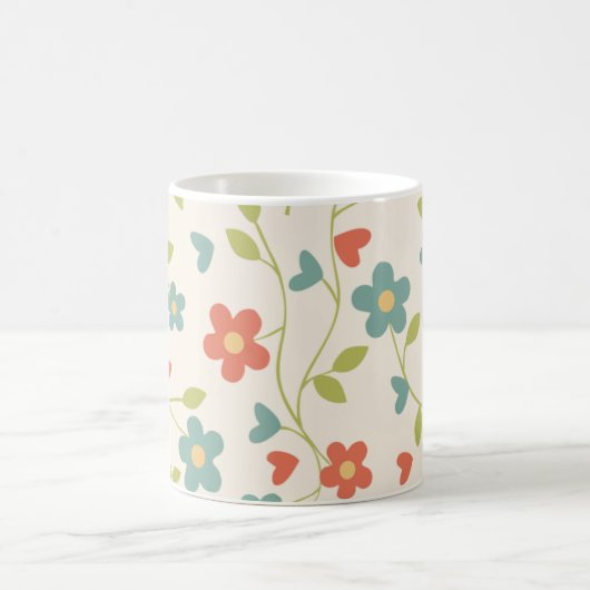 Cute Spring Flowers - Koffiemok (Center)