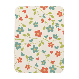 Cute Spring Flowers Magneet