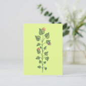 Cute Spring Green Plant Kinder Briefkaart (Staand voorkant)