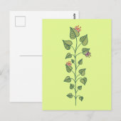 Cute Spring Green Plant Kinder Briefkaart (Voorkant / Achterkant)