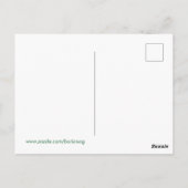 Cute Spring Green Plant Kinder Briefkaart (Achterkant)