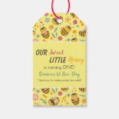 Cute Spring Honey Bee Birthday Dank u Cadeaulabel (Voorkant)