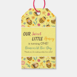 Cute Spring Honey Bee Birthday Dank u Cadeaulabel