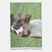 Cute Springer Spaniel Theedoek (Verticaal)