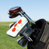 Cute springing red cherries cartoon illustratie golfheadcover (Insitu)