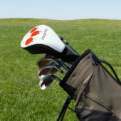 Cute springing red cherries cartoon illustratie golfheadcover (Insitu)