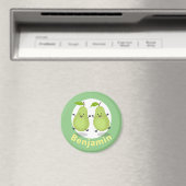 Cute springperars cartoon illustratie magneet (Insitu (Vaatwasser))