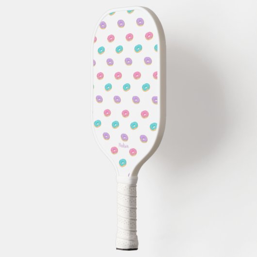 Cute Sprinkle Donuts Pattern Gepersonaliseerd Pickleball Paddle (Links)