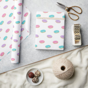 Cute Sprinkle Donuts Pattern Wrapping Cadeaupapier