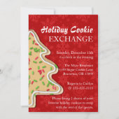 Cute Sprinkle Sugar Cookie Exchange Holiday nodigt Kaart (Voorkant)
