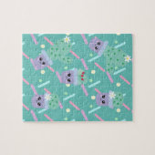 Cute Sprinkles en Cactus Fun Kinder Legpuzzel (Horizontaal)