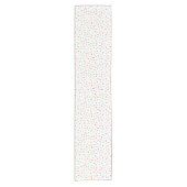 Cute sprinkles party betegelde table runner korte tafelloper (Voorkant)
