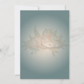 Cute sprookjes bos herten dieren baby shower  kaart (Achterkant)