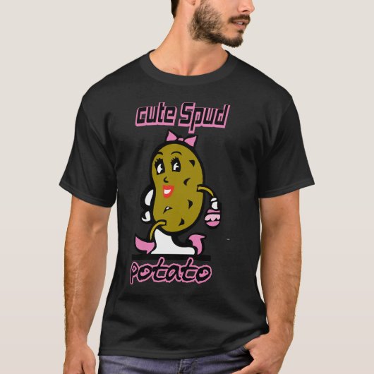 Cute Spud Potato T-shirt (Voorkant)