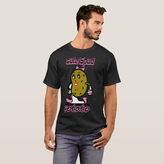 Cute Spud Potato T-shirt (Voorkant volledig)