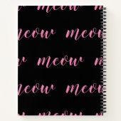 "CUTE SPY" | Funny Cute Kitten Pink Blue Notitieboek (Achterkant)