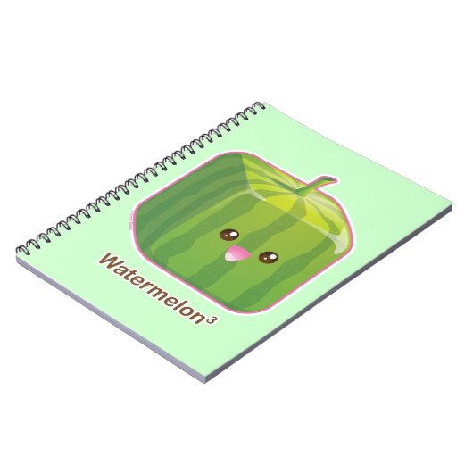 Cute Square Watermelon Notitieboek (Linkerzijde)