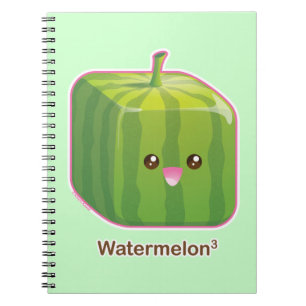 Cute Square Watermelon Notitieboek