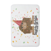 Cute Squatchy Birthday Bigfoot Badmat (Voorkant Verticaal)